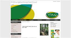Desktop Screenshot of ernaehrungsberatung-eisenhauer.de